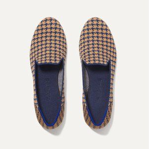 Rothy's - The Loafer - Sapphire and Camel Houndstooth